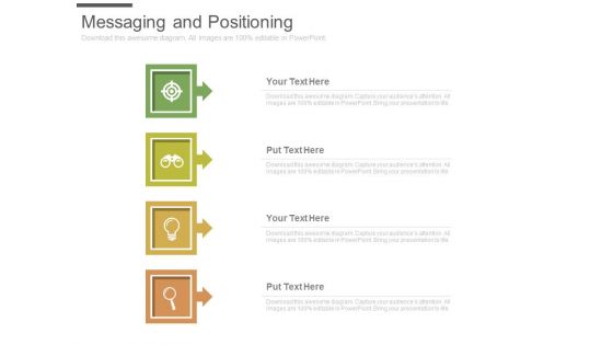Messaging And Positioning Business Target Ppt Slides