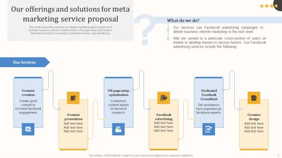 Meta Marketing Service Proposal Ppt PowerPoint Presentation Complete Deck With Slides