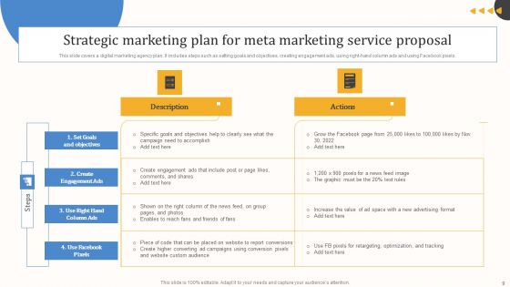Meta Marketing Service Proposal Ppt PowerPoint Presentation Complete Deck With Slides