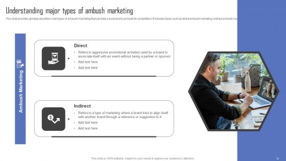Methods For Implementing Ambush Advertising Campaigns Ppt PowerPoint Presentation Complete Deck With Slides
