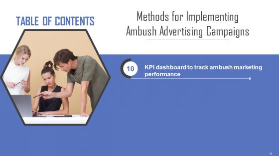 Methods For Implementing Ambush Advertising Campaigns Ppt PowerPoint Presentation Complete Deck With Slides