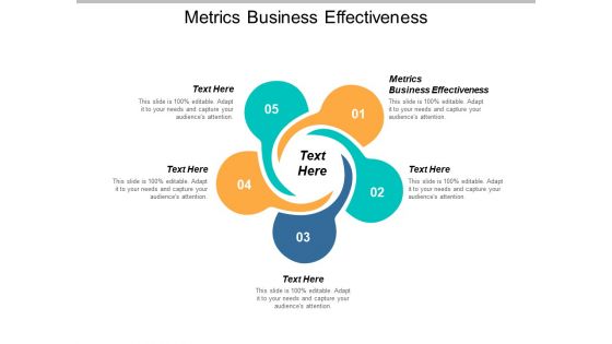 Metrics Business Effectiveness Ppt PowerPoint Presentation Slides Example Topics Cpb