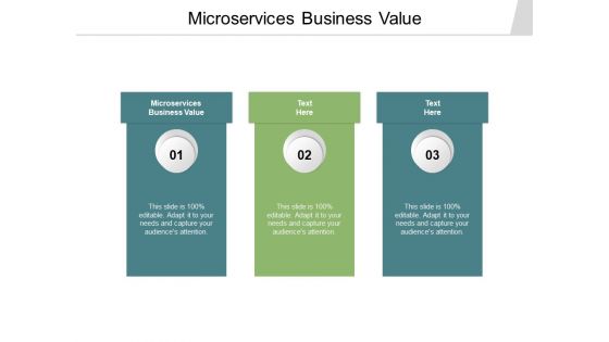 Microservices Business Value Ppt PowerPoint Presentation Model Design Ideas Cpb Pdf