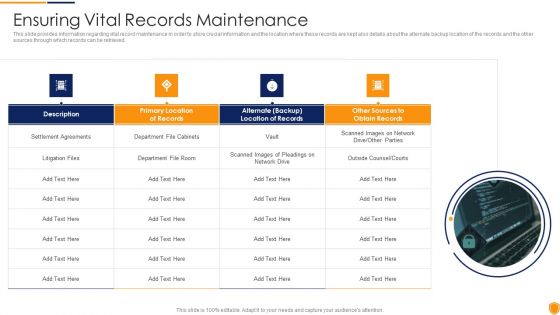 Mitigating Cybersecurity Threats And Vulnerabilities Ensuring Vital Records Inspiration PDF