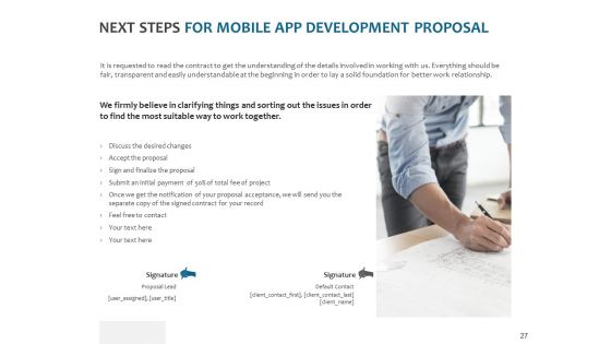 Mobile App Development Proposal Ppt PowerPoint Presentation Complete Deck With Slides