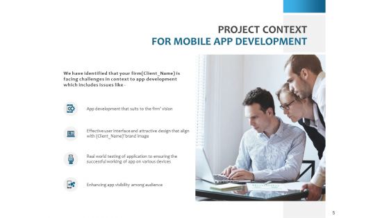 Mobile App Development Proposal Ppt PowerPoint Presentation Complete Deck With Slides