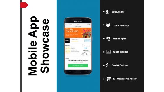 Mobile App Showcase Template 1 Ppt PowerPoint Presentation Portfolio Show