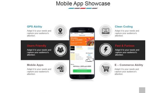 Mobile App Showcase Template 2 Ppt PowerPoint Presentation Styles Brochure