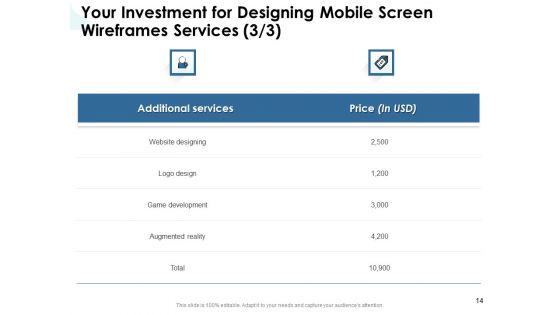 Mobile App Wireframing Proposal Ppt PowerPoint Presentation Complete Deck With Slides