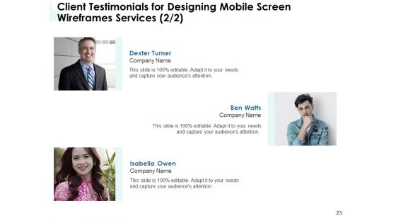 Mobile App Wireframing Proposal Ppt PowerPoint Presentation Complete Deck With Slides