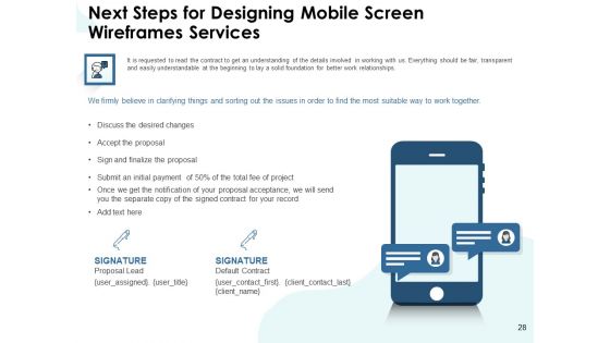 Mobile App Wireframing Proposal Ppt PowerPoint Presentation Complete Deck With Slides