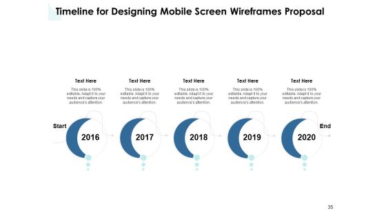 Mobile App Wireframing Proposal Ppt PowerPoint Presentation Complete Deck With Slides