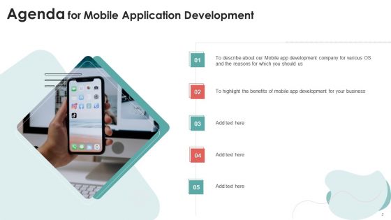 Mobile Application Development Ppt PowerPoint Presentation Complete Deck With Slides