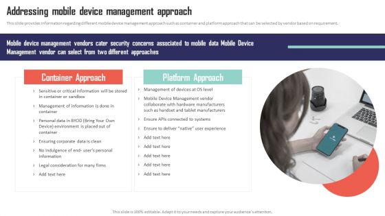 Mobile Device Management Addressing Mobile Device Management Approach Pictures PDF Mobile Device Management Addressing Mobile Device Management Approach Pictures PDF