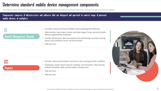 Mobile Device Management Solutions For Employees Ppt PowerPoint Presentation Complete Deck With Slides