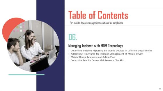 Mobile Device Management Solutions For Employees Ppt PowerPoint Presentation Complete Deck With Slides