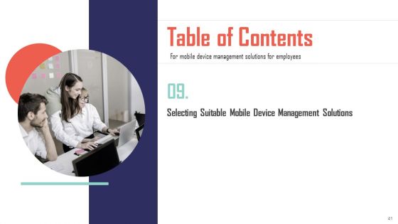 Mobile Device Management Solutions For Employees Ppt PowerPoint Presentation Complete Deck With Slides