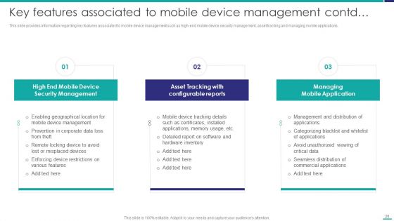 Mobile Device Security Management In Organization Ppt PowerPoint Presentation Complete Deck With Slides