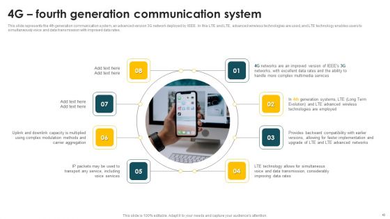 Mobile Phone Generations 1G To 5G 44 Ppt PowerPoint Presentation Complete Deck With Slides