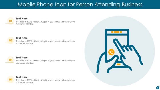 Mobile Phone Icon Ppt PowerPoint Presentation Complete With Slides