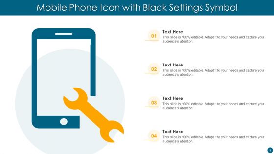 Mobile Phone Icon Ppt PowerPoint Presentation Complete With Slides
