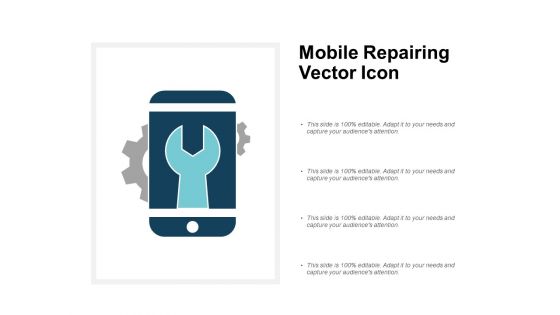 Mobile Repairing Vector Icon Ppt PowerPoint Presentation Professional Sample