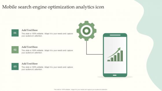 Mobile Search Engine Optimization Analytics Icon Professional PDF