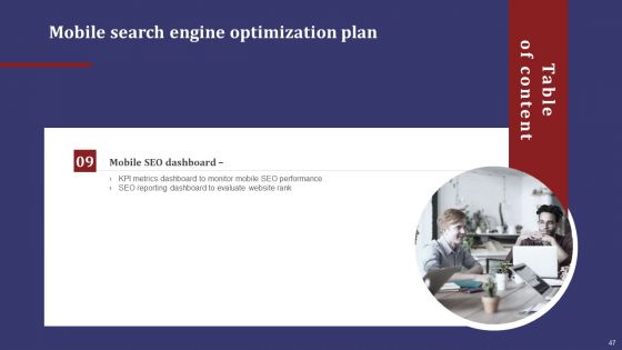Mobile Search Engine Optimization Plan Ppt PowerPoint Presentation Complete Deck With Slides