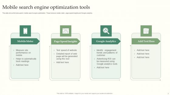 Mobile Search Engine Optimization Ppt PowerPoint Presentation Complete With Slides