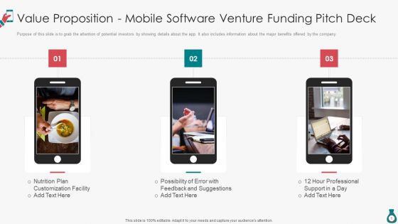 Mobile Software Venture Funding Pitch Deck Ppt PowerPoint Presentation Complete With Slides