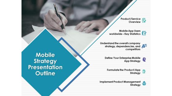 Mobile Strategy Presentation Outline Ppt Powerpoint Presentation Outline Demonstration