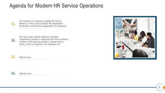 Modern HR Service Operations Ppt PowerPoint Presentation Complete Deck With Slides