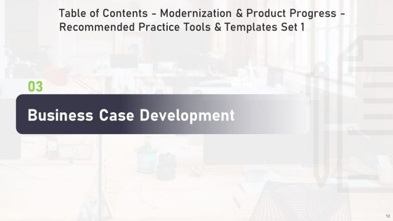 Modernization And Product Progress Recommended Practice Tools And Templates Set 1 Ppt PowerPoint Presentation Complete Deck With Slides