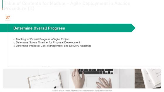 Module Agile Deployment In Auction Procedure IT Ppt PowerPoint Presentation Complete Deck With Slides