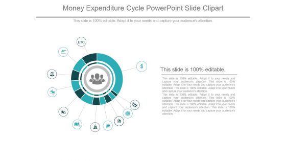Money Expenditure Cycle Powerpoint Slide Clipart