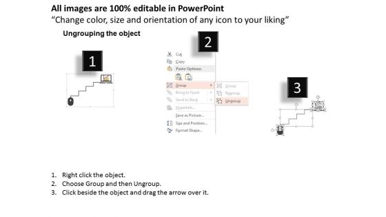 Money Growth Chart On Laptop With Mouse Powerpoint Template