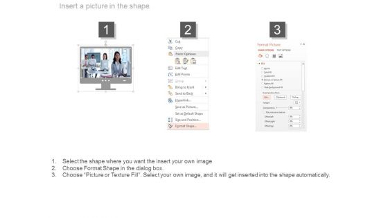 Monitor With Contact Us Details Powerpoint Slides