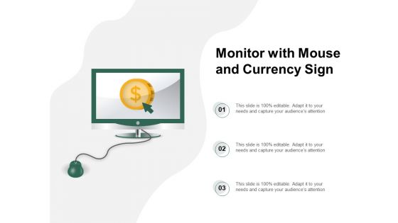 Monitor With Mouse And Currency Sign Ppt PowerPoint Presentation Infographic Template Introduction PDF