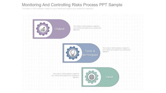 Monitoring And Controlling Risks Process Ppt Sample
