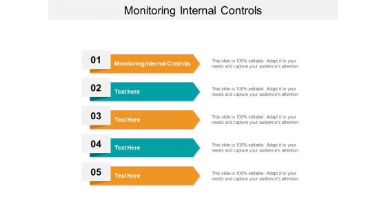 Monitoring Internal Controls Ppt PowerPoint Presentation Icon Influencers Cpb