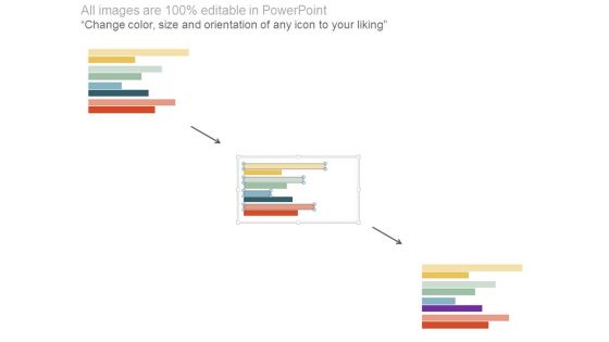 Monthly Change Analysis Bar Chart Ppt Background