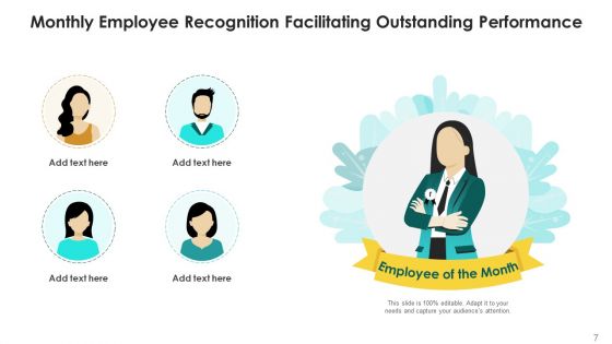 Monthly Employee Recognition Certificate Facilitating Ppt PowerPoint Presentation Complete Deck With Slides