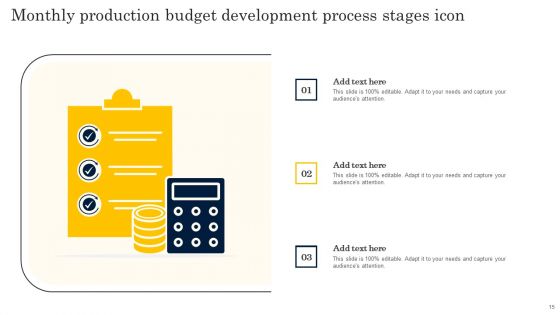 Monthly Process Stages Ppt PowerPoint Presentation Complete Deck With Slides