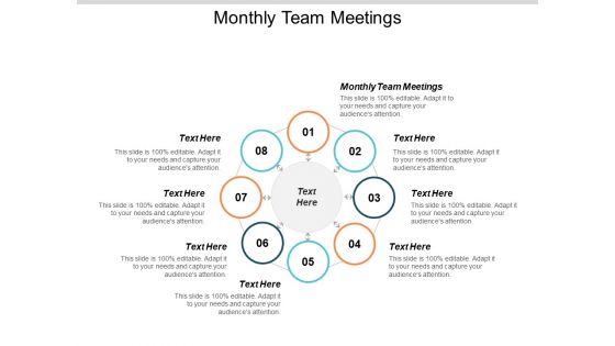 Monthly Team Meetings Ppt PowerPoint Presentation Outline Background Image Cpb