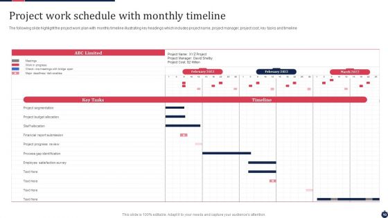 Monthly Work Schedule Ppt PowerPoint Presentation Complete Deck With Slides