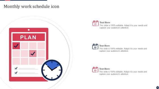 Monthly Work Schedule Ppt PowerPoint Presentation Complete Deck With Slides