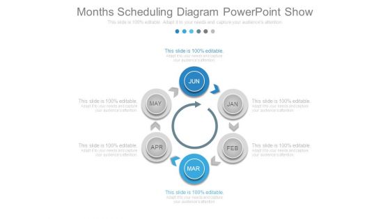 Months Scheduling Diagram Powerpoint Show Months Scheduling Diagram Powerpoint Show
