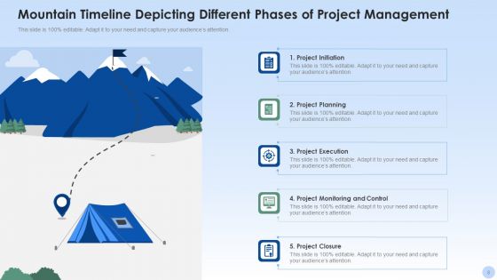 Mountain Timeline Diffusion Implementation Ppt PowerPoint Presentation Complete Deck With Slides