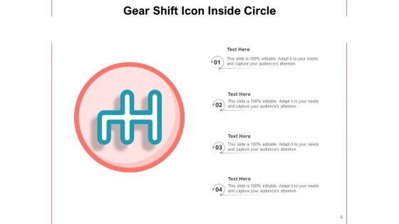 Move Symbol Circle Gear Ppt PowerPoint Presentation Complete Deck