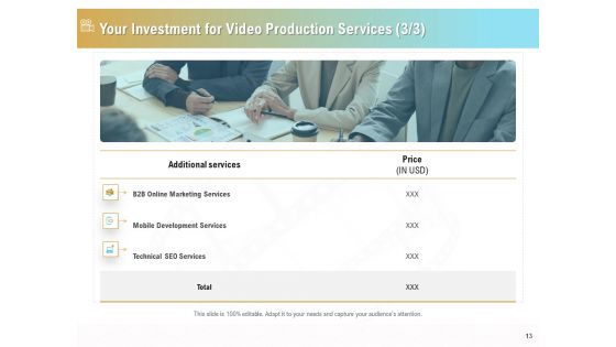 Movie Making Solutions Proposal Ppt PowerPoint Presentation Complete Deck With Slides